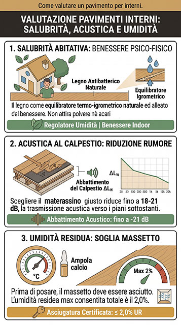 Come valutare un pavimento per interni