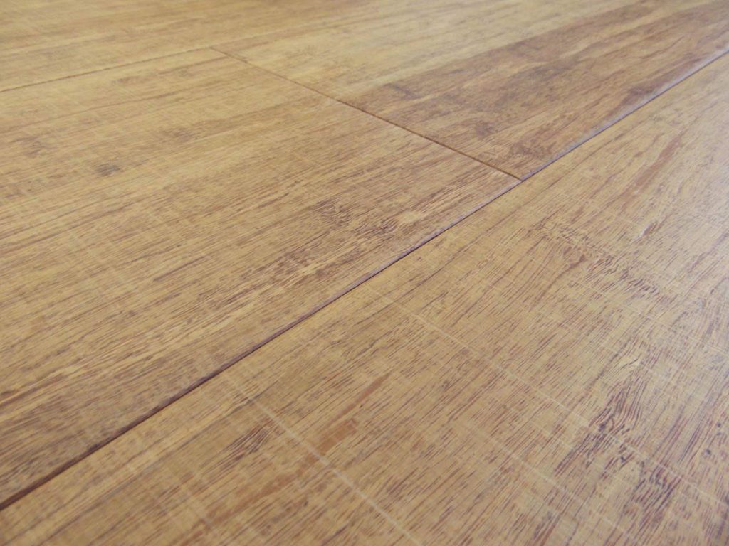 Parquet Bamboo Strand Woven Thermo Taglio Sega