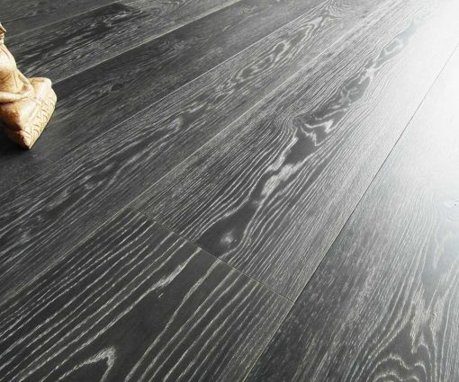 Pickled Grey Engineered Oak Flooring Italy Prefinished 2 Ply
