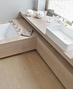 Naturalized oak flooring