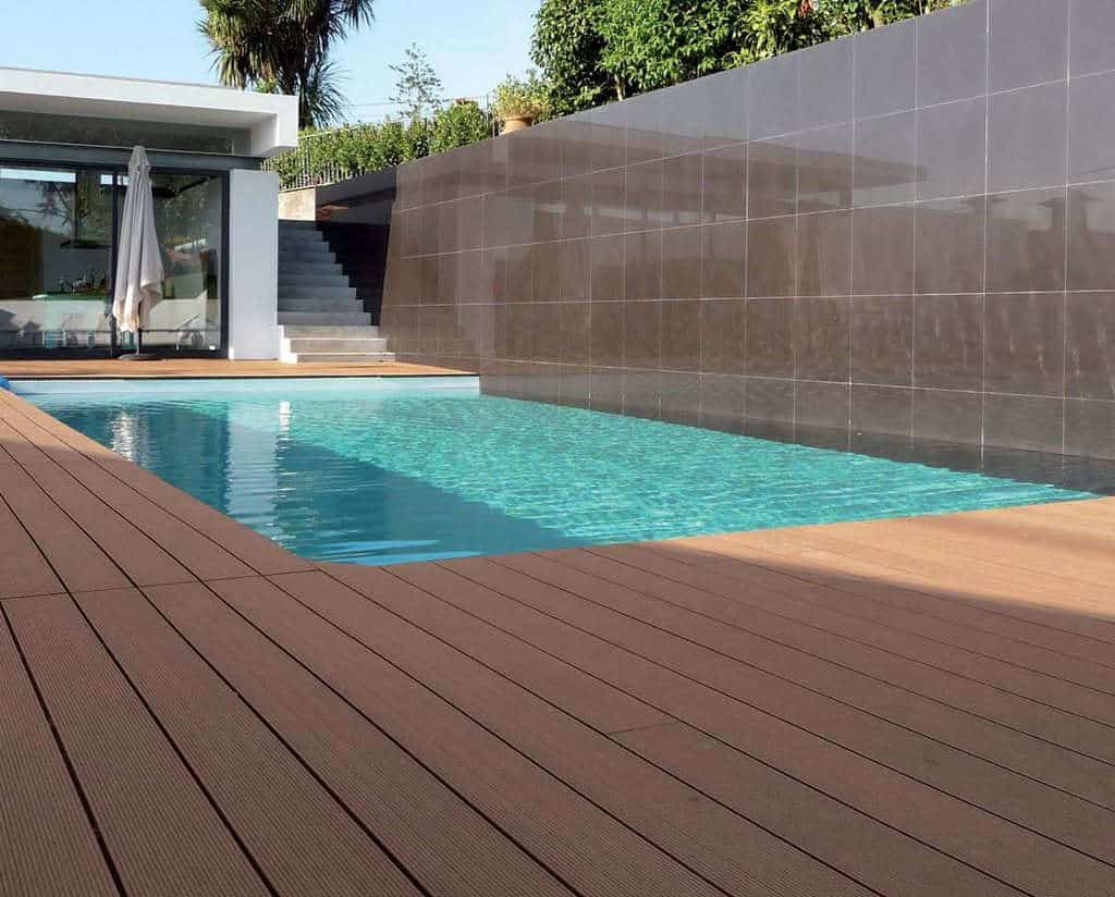 Legno Wpc Per Esterno Doghe Decking Wpc Pieno