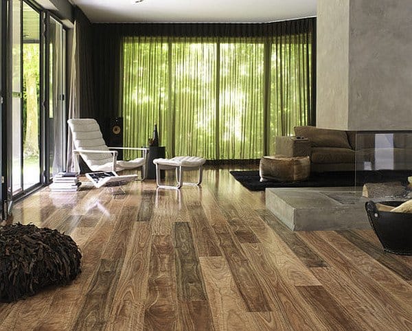 Ambientazione parquet laminato vintage