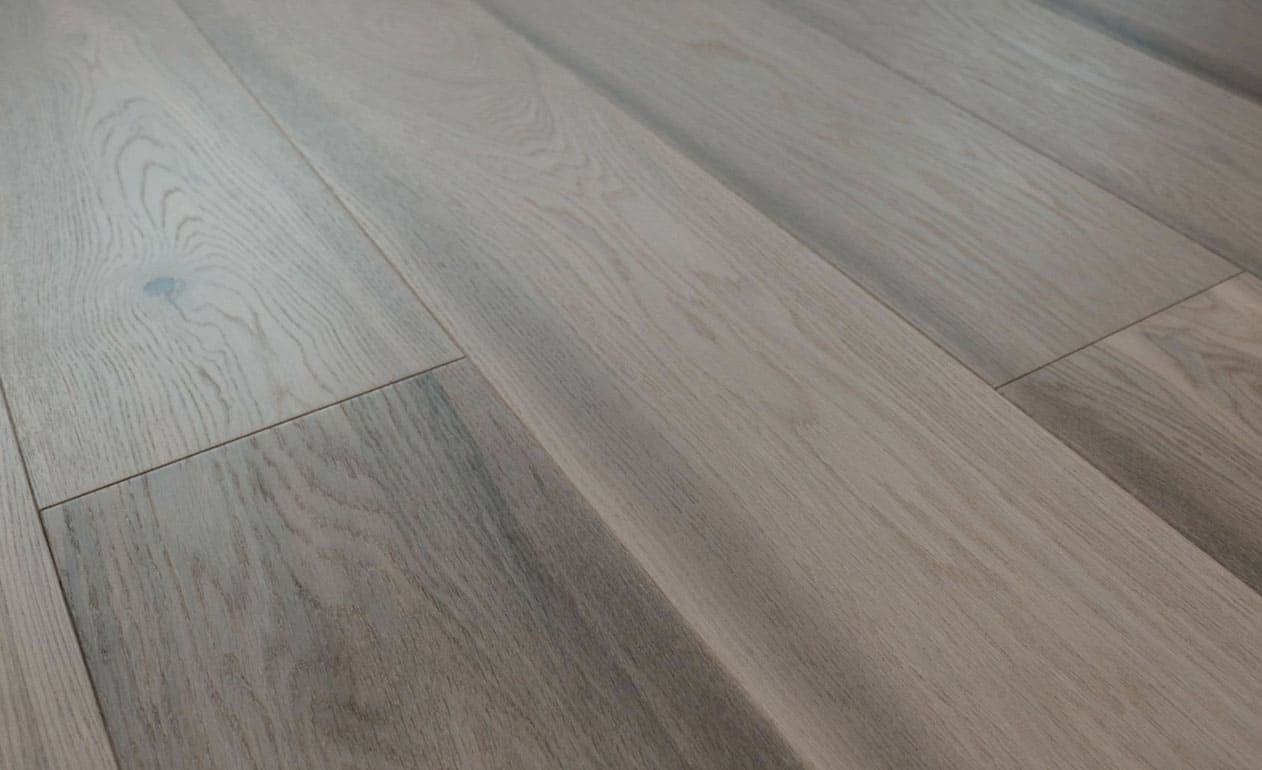 Parquet rovere grigio: spazzolato prefinito anticato, natura Parquet prefinito colori