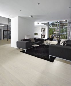 White bleached oak flooring