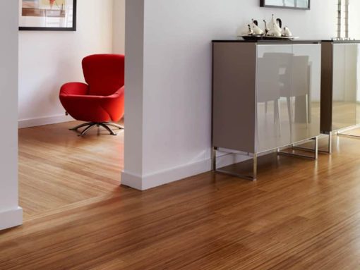 Vertical carbonized bamboo flooring 3