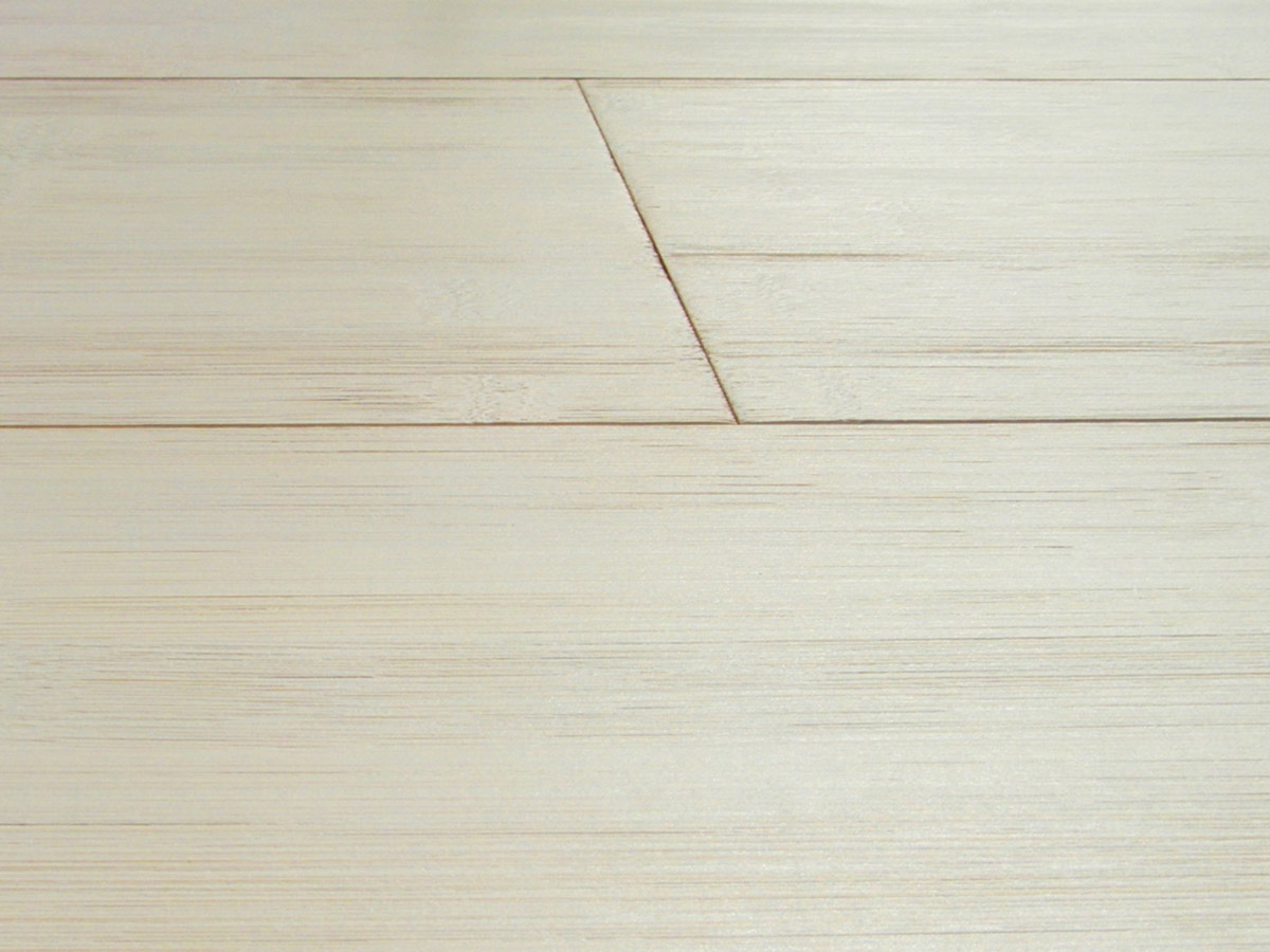 2Ply Bamboo Flooring horizontal white bleached, Italian