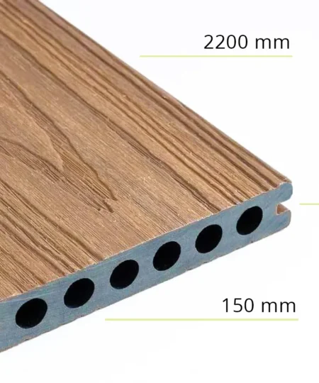 legno composito wpc per esterni decking wpc alveolare 20