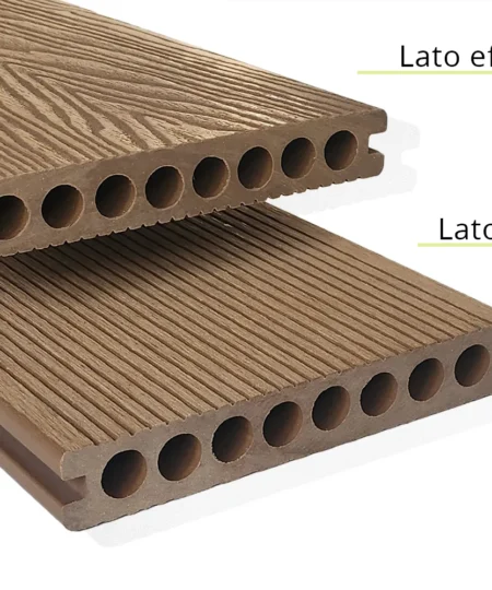 legno composito wpc per esterni decking wpc alveolare 25