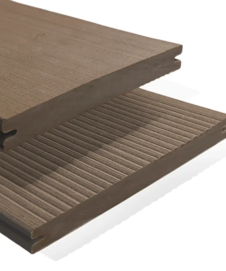 legno wpc brown per esterno doghe decking wpc pieno 04