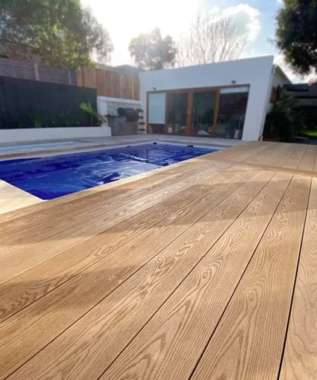 legno wpc teak per esterno doghe decking wpc pieno 09