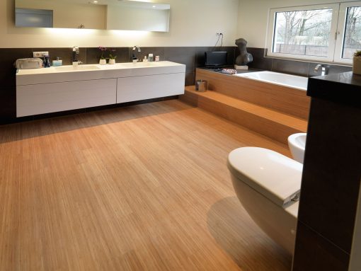 parquet bamboo carbonizzato verticale listone prefinito 15