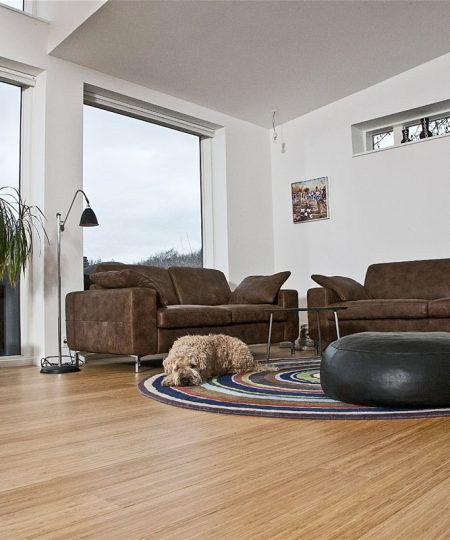 parquet bamboo carbonizzato verticale listone prefinito 16