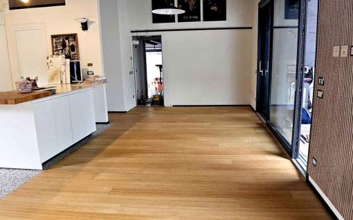 parquet bamboo carbonizzato verticale listone prefinito 18