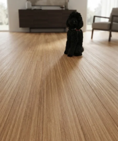 parquet bamboo carbonizzato verticale listone super spazzolato 00