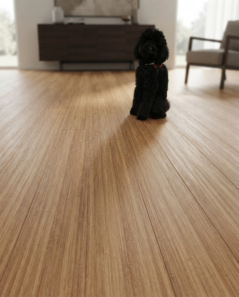 parquet bamboo carbonizzato verticale listone super spazzolato 00