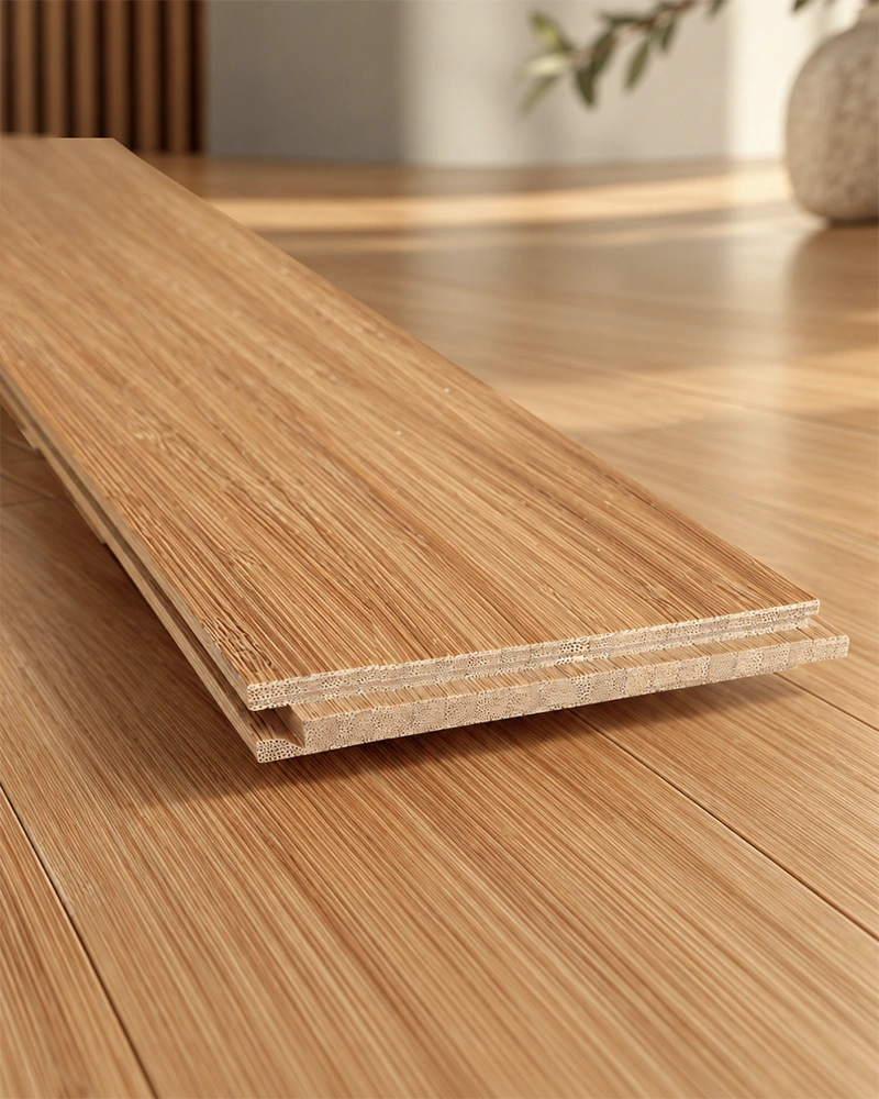 parquet bamboo carbonizzato verticale listone super spazzolato 01