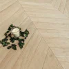 parquet bamboo spina francese 45 strand woven naturalizzato venatura classica listone prefinito con supporto 01