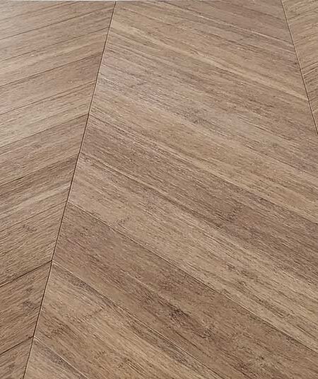 parquet bamboo spina francese 45 strand woven thermo venatura classica listone prefinito con supporto 22