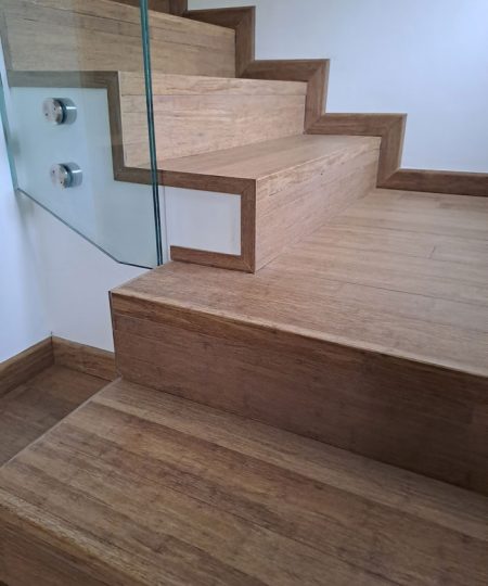 parquet bamboo strand woven thermo listone prefinito 12
