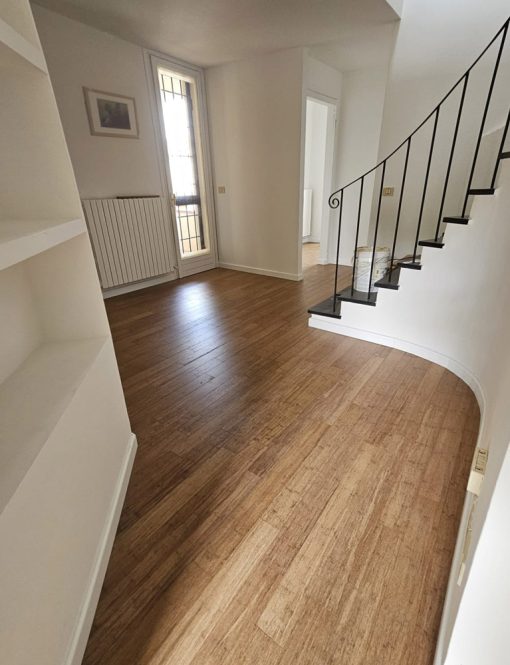 parquet bamboo strand woven thermo listone prefinito 16