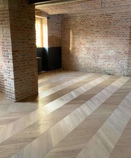 parquet rovere artigianale spina francese 02