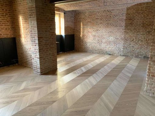 parquet rovere artigianale spina francese 02