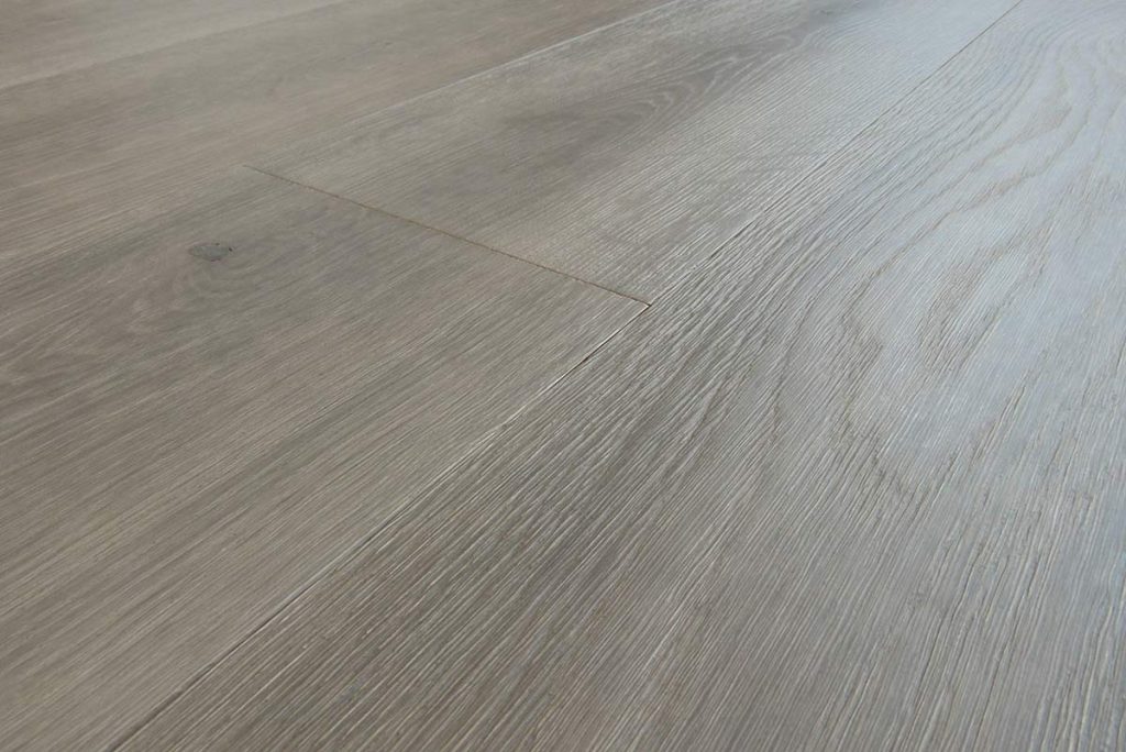 Parquet Rovere Grigio Maxiplancia Prefinito Spazzolato Armony