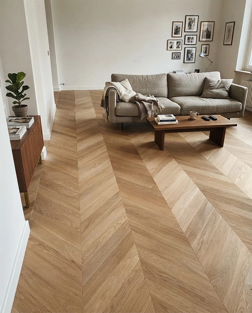 parquet rovere massello colore naturale spina francese 00