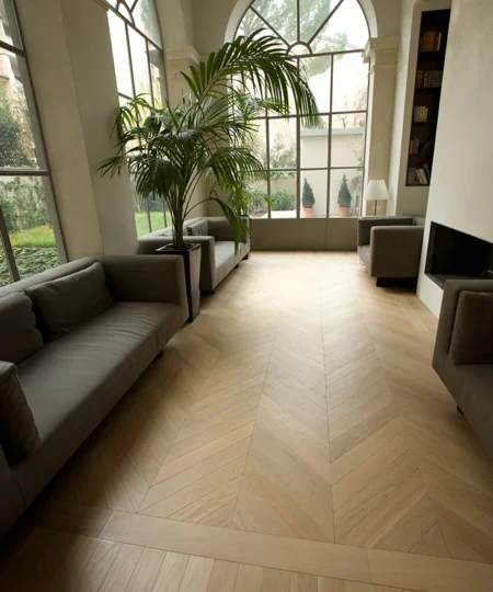 parquet rovere massello colore naturale spina francese 01