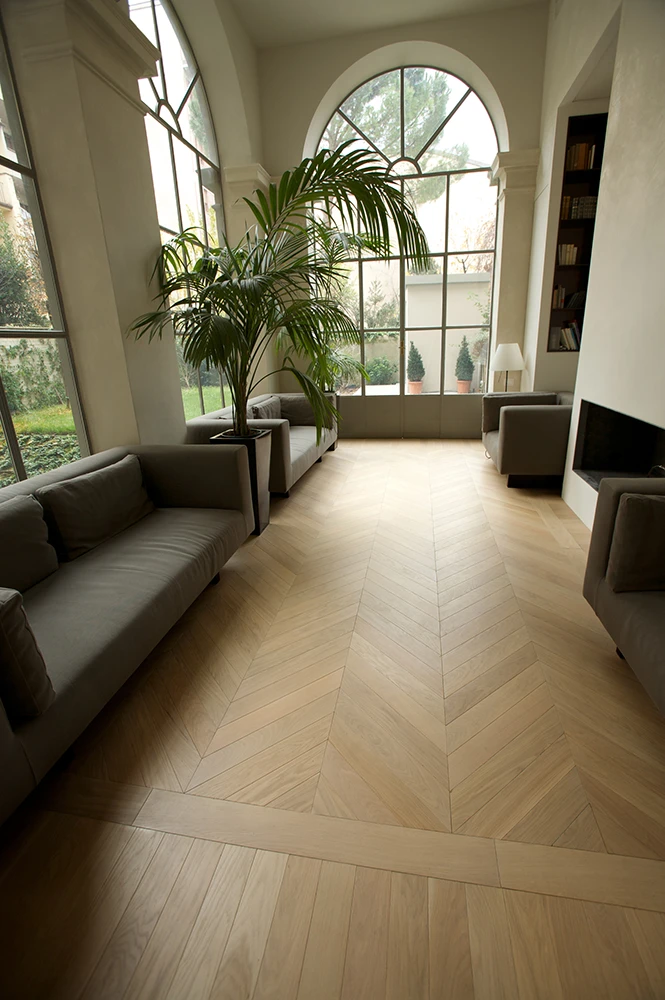 parquet rovere massello colore naturale spina francese 01
