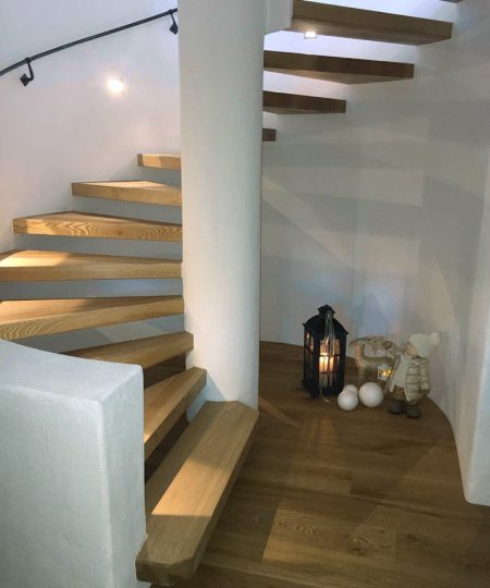 parquet rovere naturale con nodi plancia 18