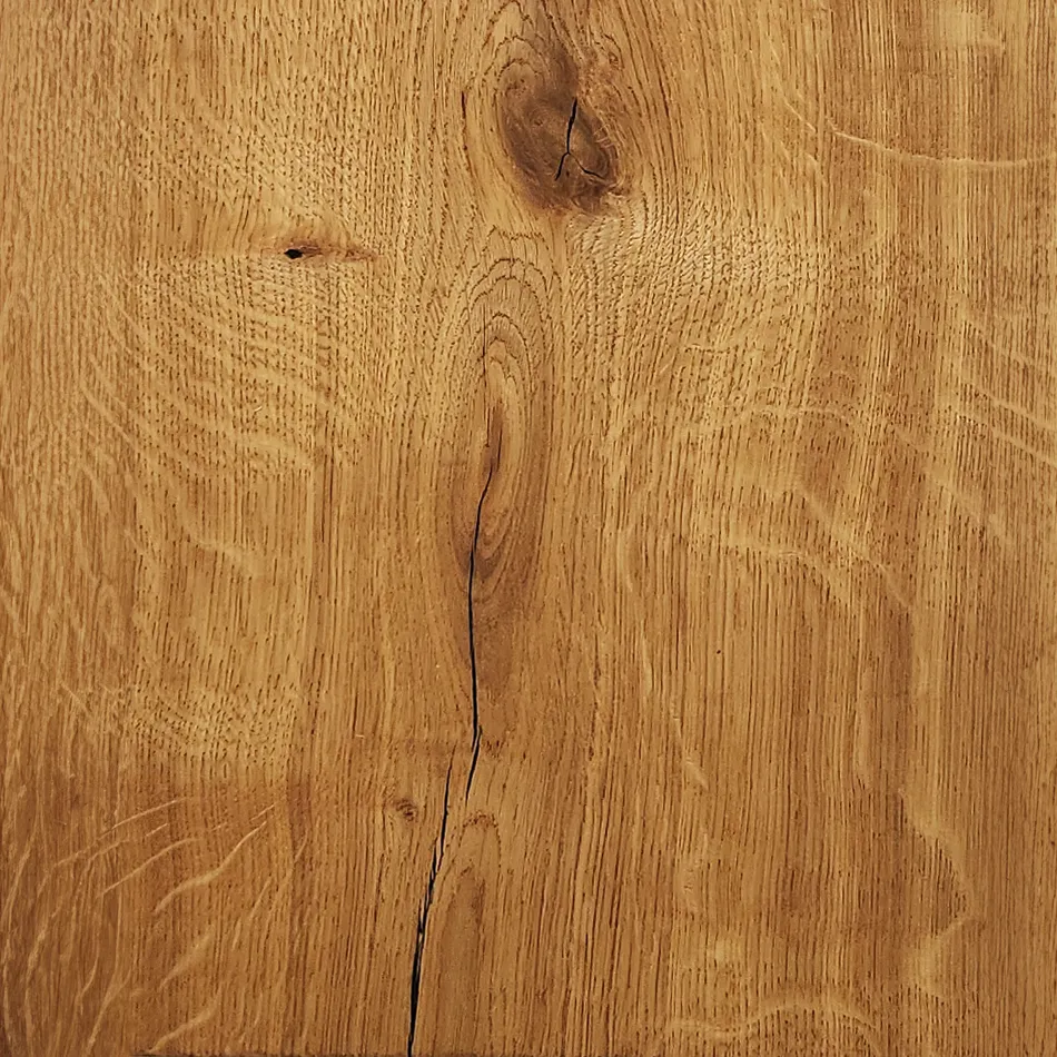 parquet rovere piallato a mano con spaccature a contrasto maxiplancia anticato smoked verniciato per riscaldamento a pavimento 05