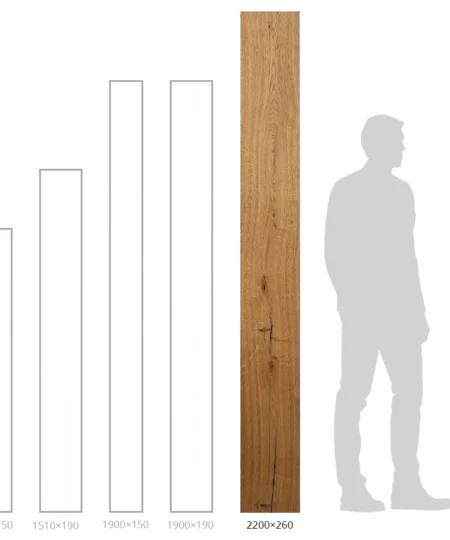 parquet rovere piallato a mano con spaccature a contrasto maxiplancia anticato smoked verniciato per riscaldamento a pavimento 06