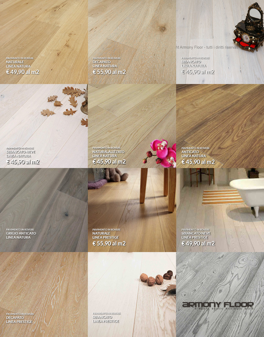 Parquet rovere sbiancato Offerte