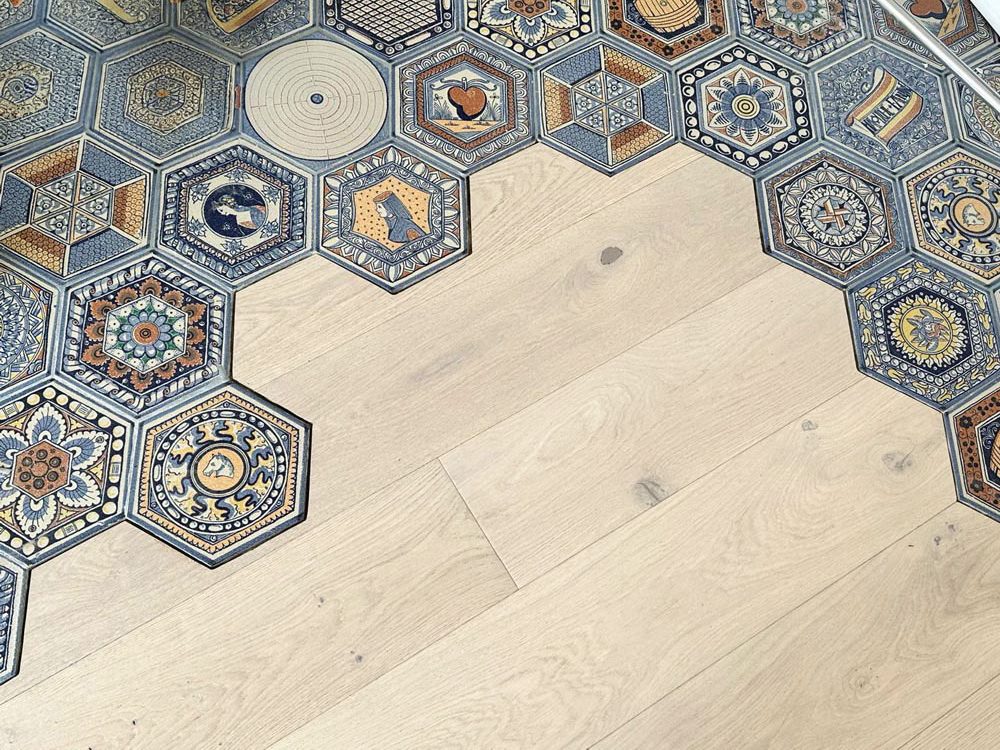 parquet rovere sbiancato maxi slim linea natura maxiplancia 16