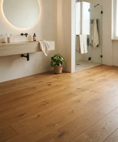 pavimento parquet rovere anticato ambra con nodi maxiplancia spazzolato sottile per riscaldamento a pavimento 01