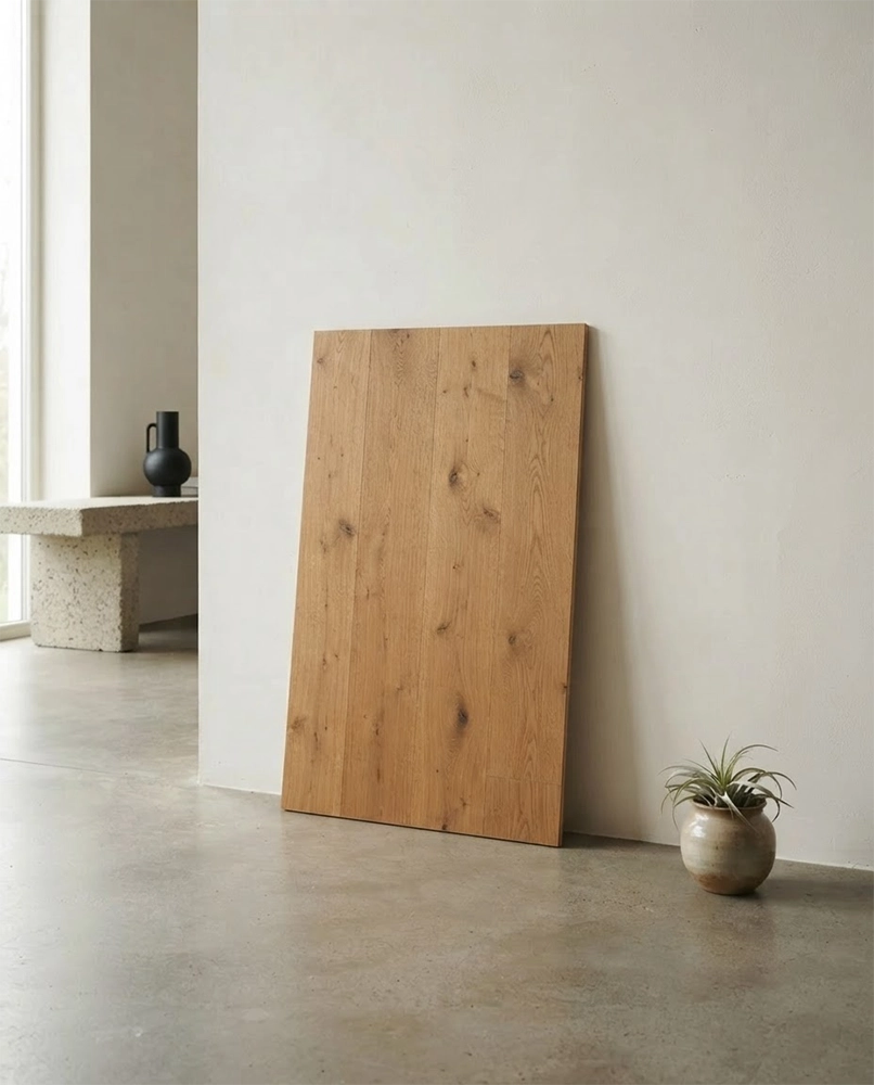 pavimento parquet rovere anticato ambra con nodi maxiplancia spazzolato sottile per riscaldamento a pavimento 05