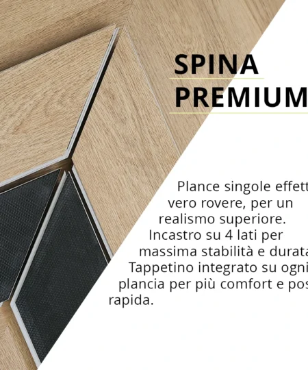 pavimento spc spina francese effetto legno naturale 10