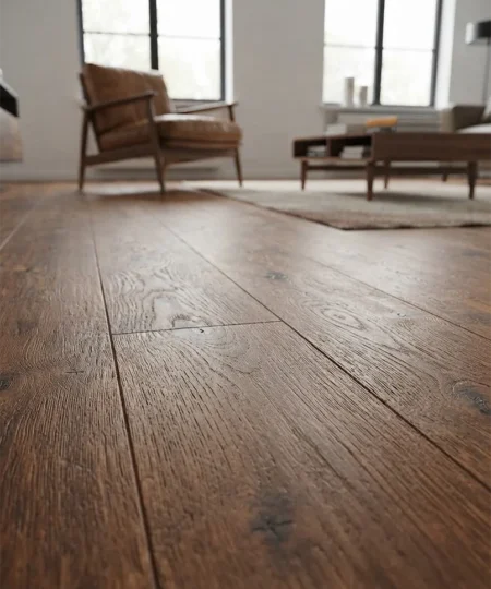 rovere nobile parquet rovere massello colore ciliegia con nodi maxiplancia di spessore 12 00