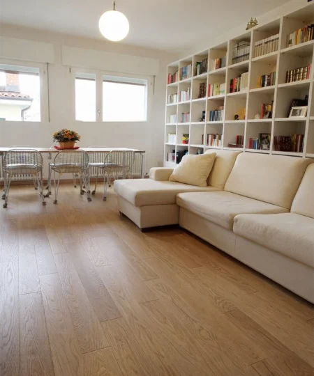 rovere nobile parquet rovere massello colore naturale senza nodi maxiplancia di spessore 12 00