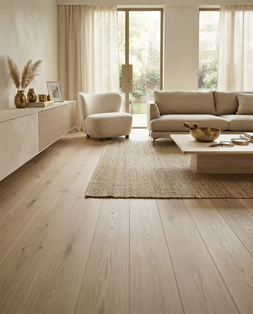 rovere nobile parquet rovere massello effetto grezzo con nodi maxiplancia di spessore 12 00