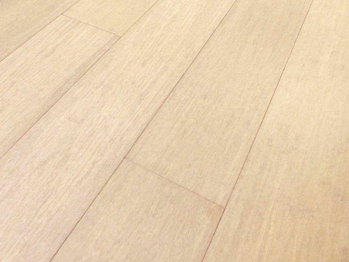 Bleached Strand Woven Bamboo Flooring Prefinished Wide Plank